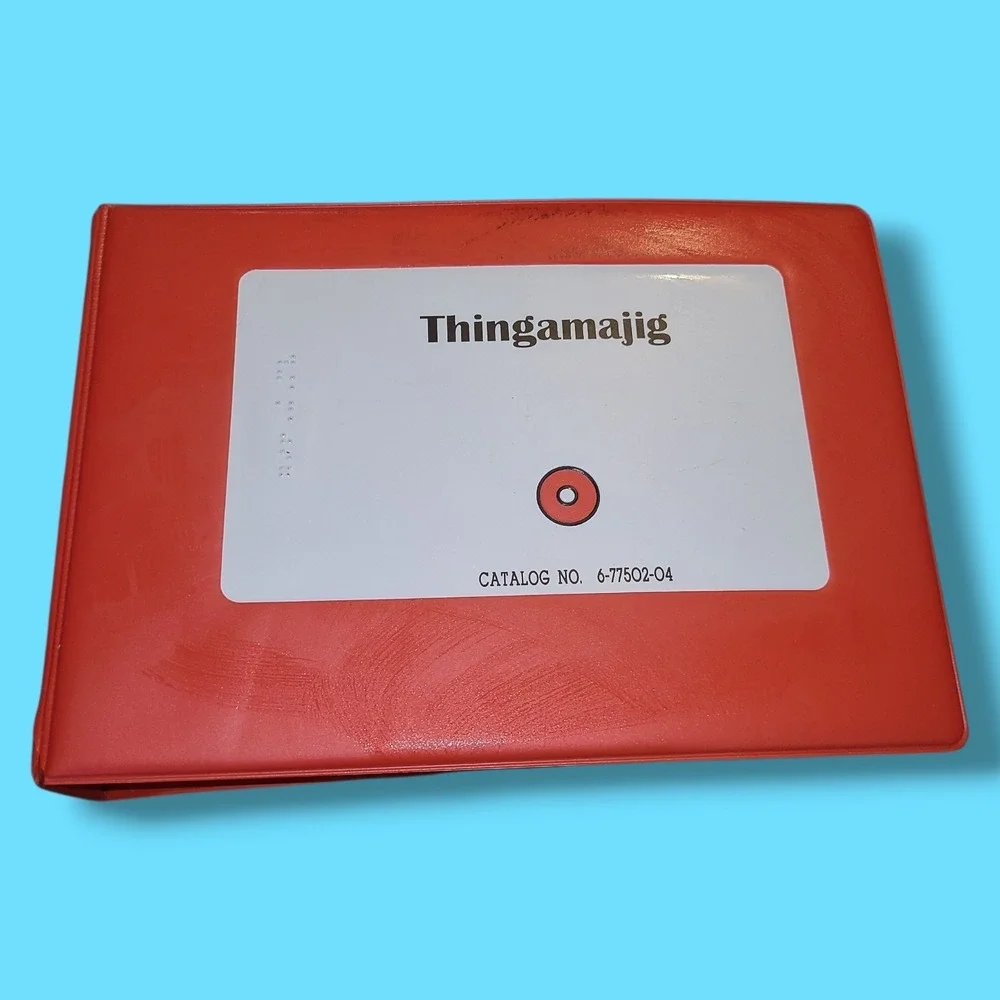Vintage APH Thingamajig Tactile Braille Children's Book 1996 Blind Education